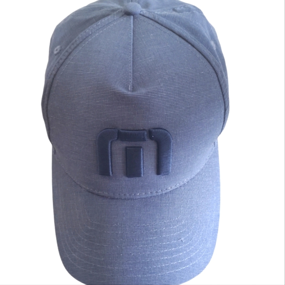 Travis Mathew FLAT TIRE NAVY Mesh Snapback Adjustable Golf Cap Hat OS